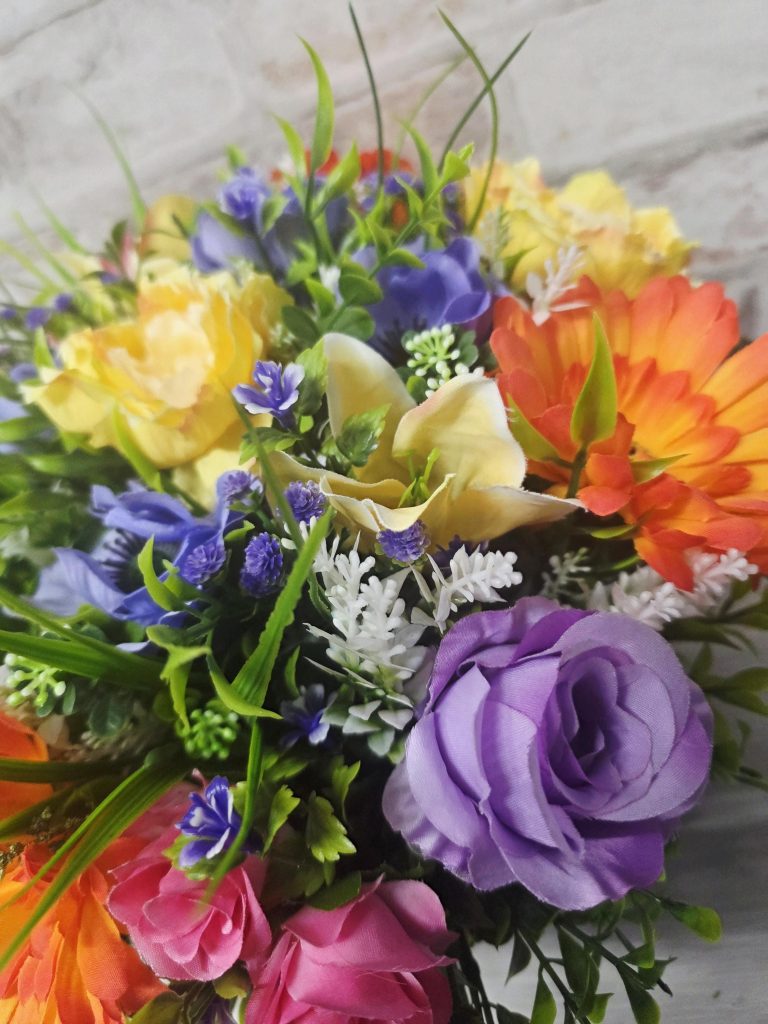 il_fullxfull.6851331163_o9th.jpg | Sianee Silk Flowers Artificial flower grave centrepiece display