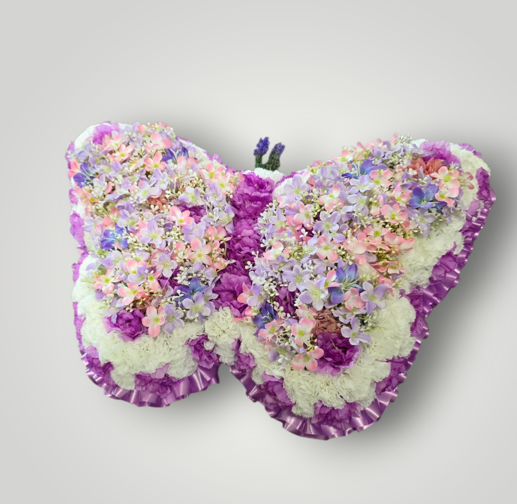 Floral Funeral Tribute Butterfly