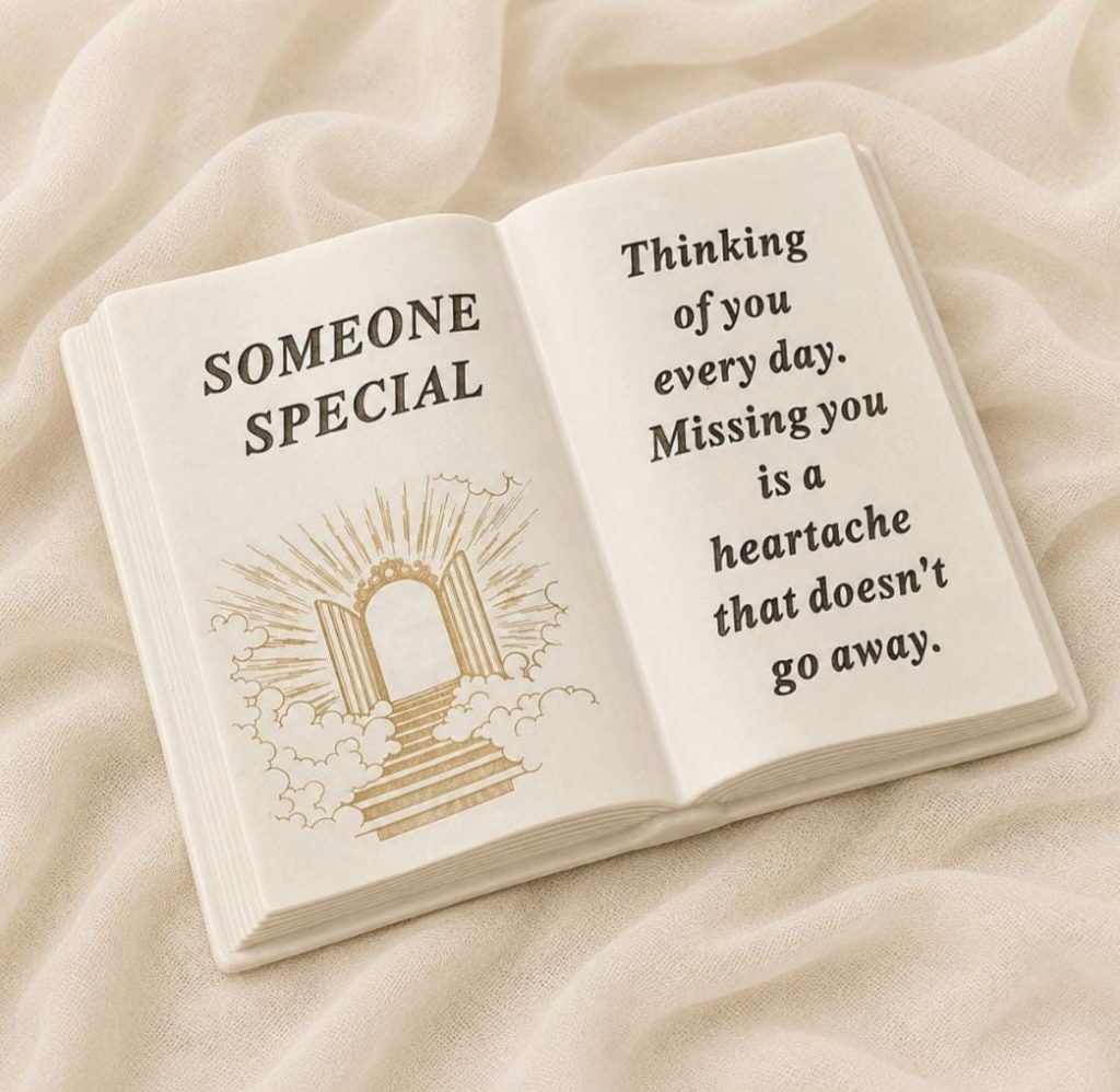 Someone Special Graveside Memorial Ornament - Stairway Book