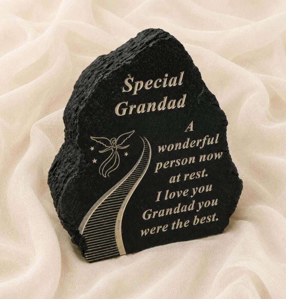 Grandad Graveside Memorial Ornament - Stairway to Heaven Plaque